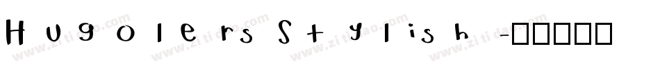 Hugolers Stylish字体转换